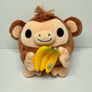 Zuru Snackles 2024 Monkey Rico Dole Bananas 5" Series 2 Stuffed Animal Plush Toy